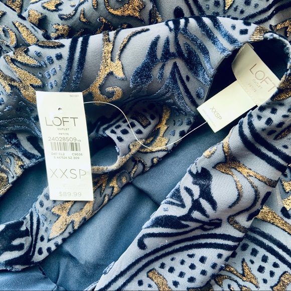 Loft | Mystic Velvet Swing Dress - Picture 8 of 8